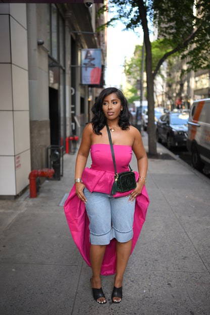 Downtown Asymmetrical Statement Top