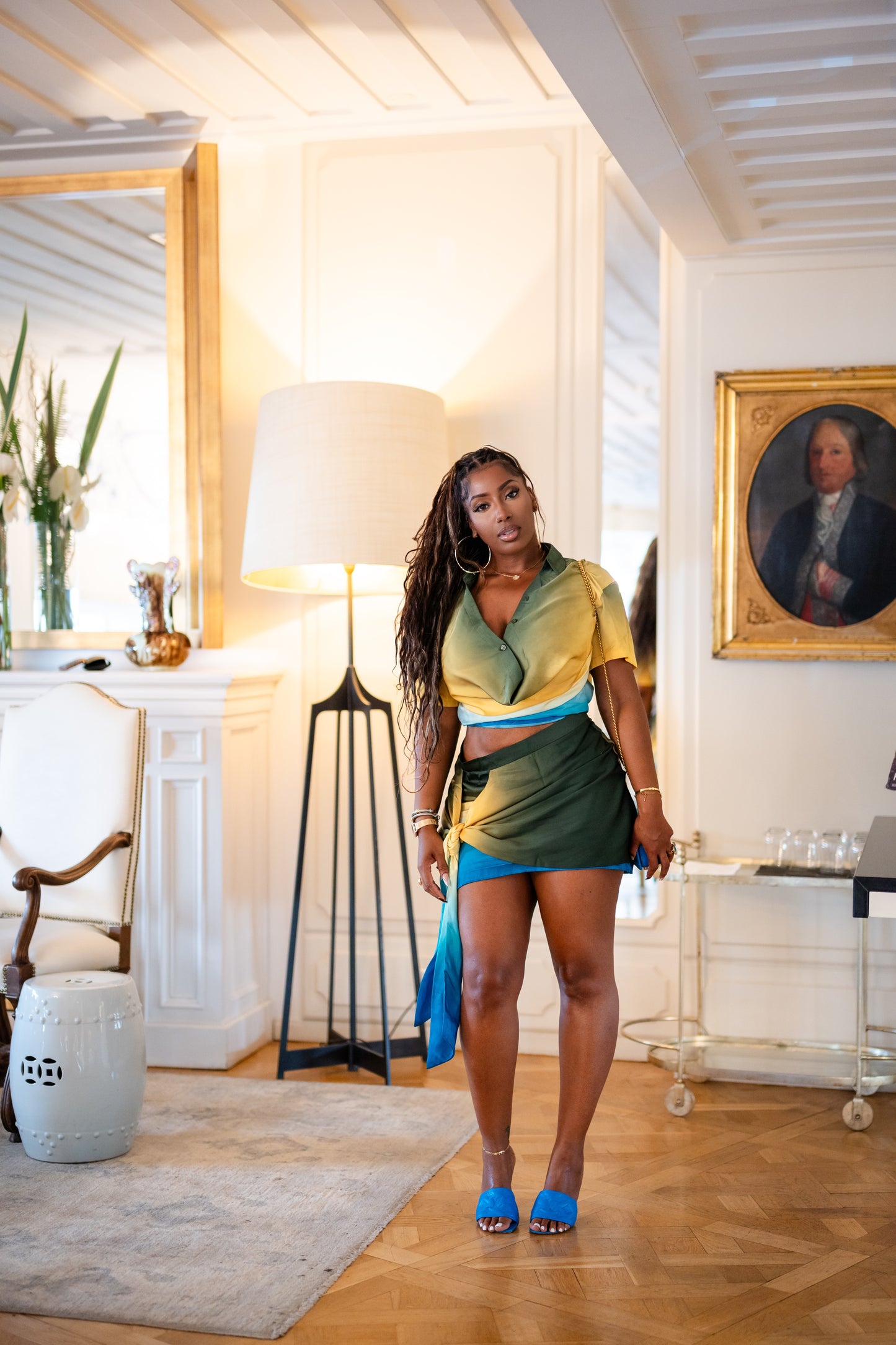 Vacation Vibes Color-Block Coord Set